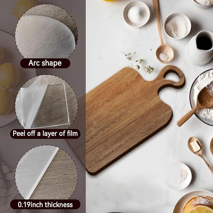 Router Templates, 5mm Clear Cut Board Woodworking Handle Templates, Angled - Image 3