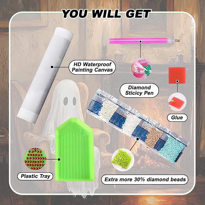 VeGuude Halloween Diamond Art Kits - Image 4