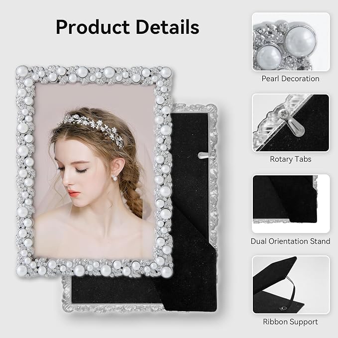 DIKAR 5x7 Picture Frame, Wedding Picture Frame - Image 5