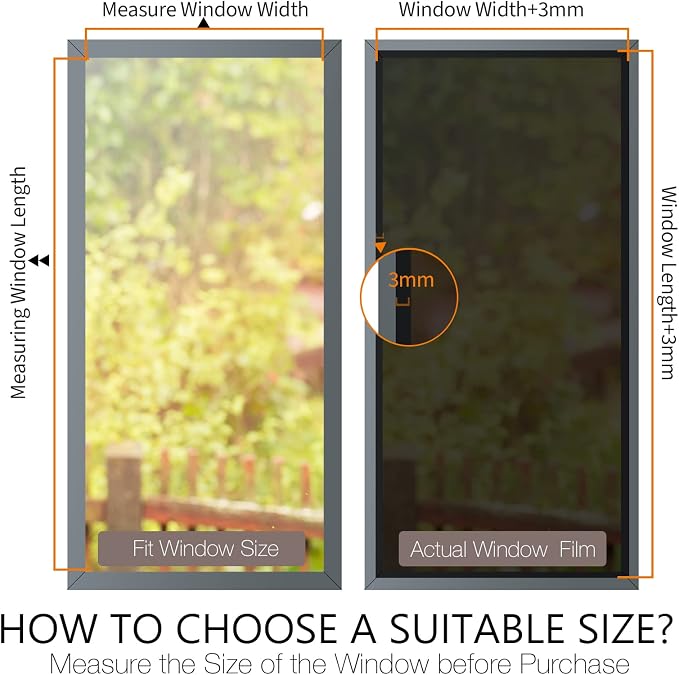 STATINT Privacy Window Film One Way Mirror Glass Tint Heat Control Sun UV - Image 8