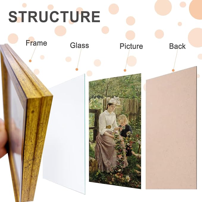 10x10 Picture Frame set of 2-Vintage Frames - Image 4