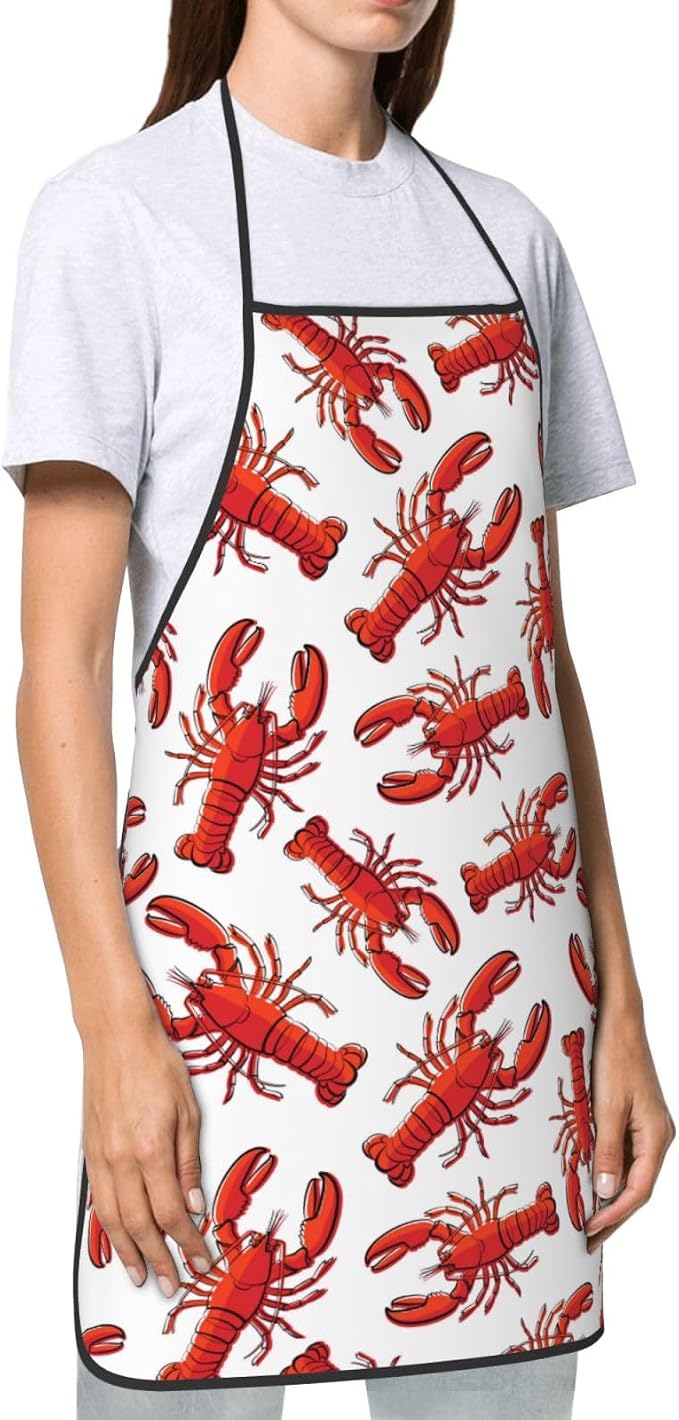 Apron Cooking Chef Work Shop Women Men Baking Decorations Painting Bbq Grilling - Image 4