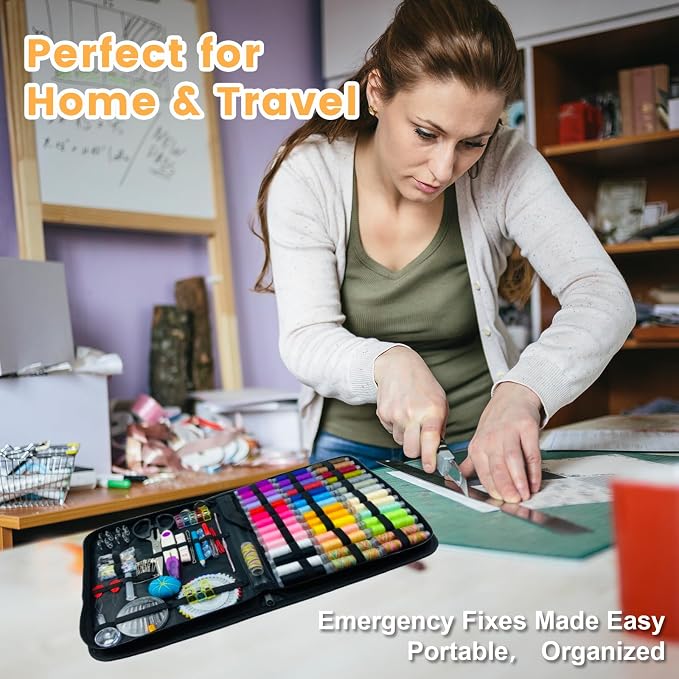 HYHJMISTY Sewing kit, Needle and Thread Kit - Image 7