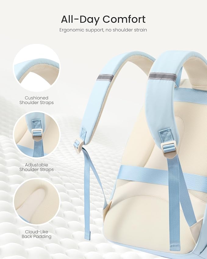 LOVEVOOK School Backpack for Teen Girls & College Students, Large Capacity - Image 3