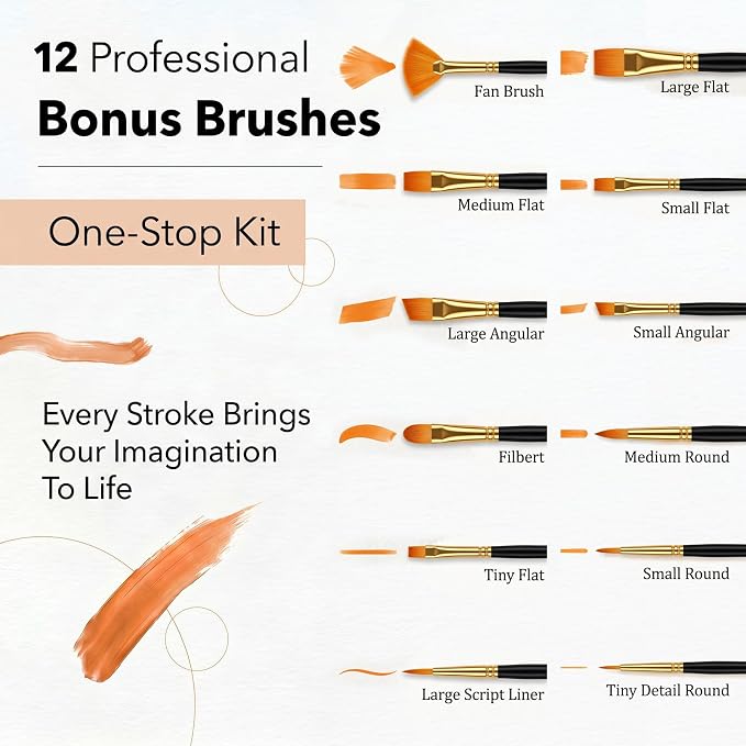 TMOL Acrylic Paint Set, 24 Colors - Image 4