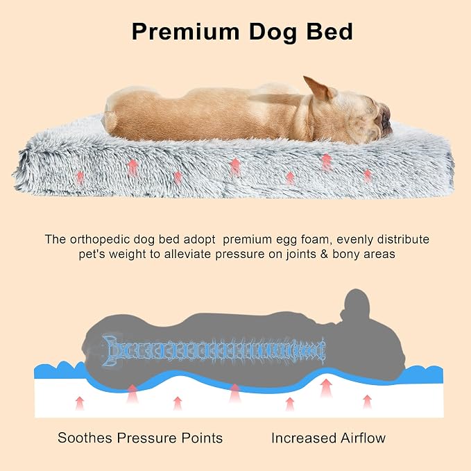 Fluffy Orthopedic Dog Beds for Large Dogs - Image 4