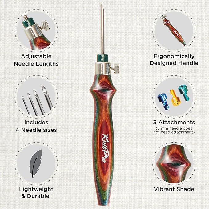 KnitPro Punch Needle Kit | Vibrant - Image 3