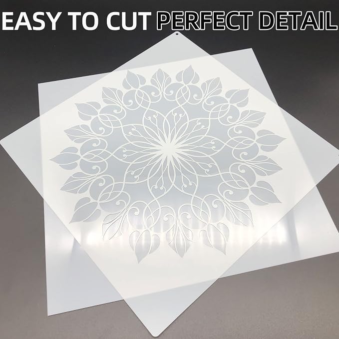 10PCS 10mil Blank Mylar Stencil Sheets, 12X12 inch Milky Translucent PET Blank - Image 6