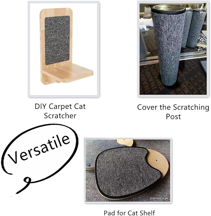 SHENGOCASE 157.5"x15.8" Trimmable Self-Adhesive Carpet Mat Pad Replacement - Image 3