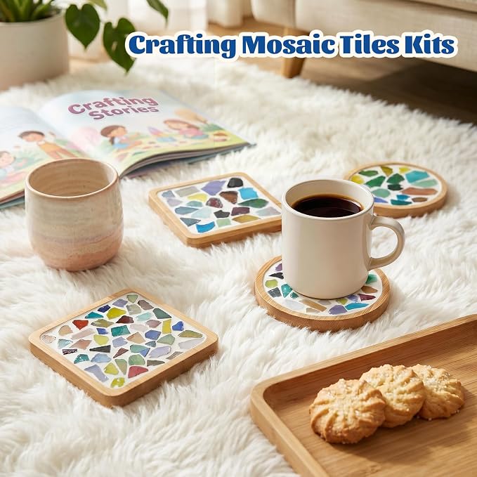 WATHFKCU 4 Sets DIY Mosaic Kits - Image 2