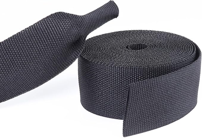 Heat Shrinkable Braided Sleeving, 3/4" ID, 16ft | 2:1 Ratio, Abrasion Protection by BuyUneed