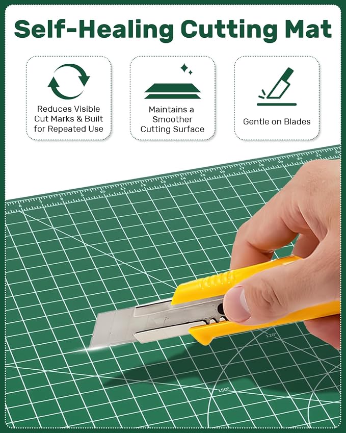 Self Healing Cutting Mat, Double-Sided Rotary Cutting Mat - Image 3