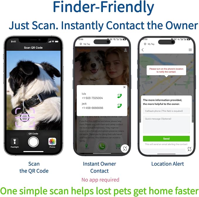 Smart QR Code Pet ID Tag for Dogs - Image 4