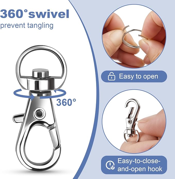 Logosophia 50 PCS Premium Keychain Making Kit - Image 2