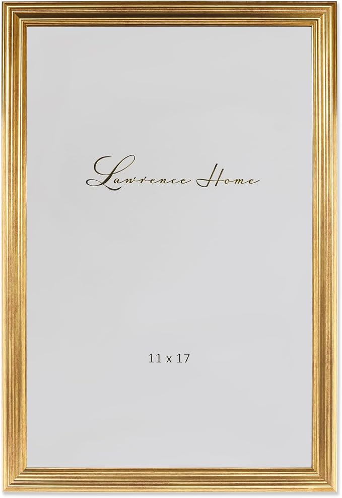 Lawrence 536217 11x17 Sutter Burnished Gold Picture Frame by LawrenceFrames