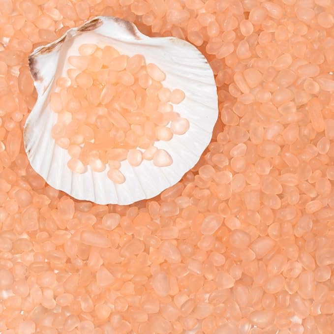 QEQEKAKA Sea Glass Stones for Crafts About 2.75LB Glass Pebbles Gemstones Bulk - Image 6