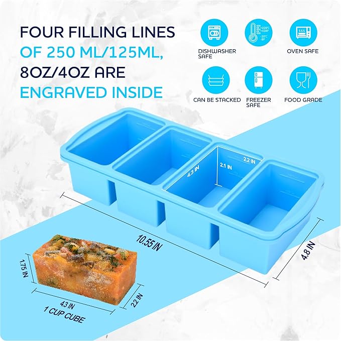 Zip Standing Silicone Freezer Trays - Image 8