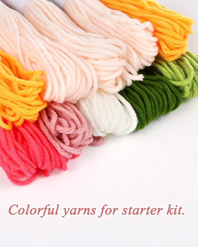 Pllieay 2 Set Punch Needle Embroidery Starter Kits Include Instructions - Image 4