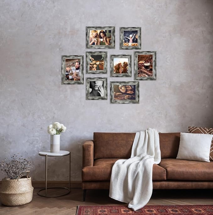 4x6 Picture Frames Set of 4- Rustic Retro Photo Frame - Image 7