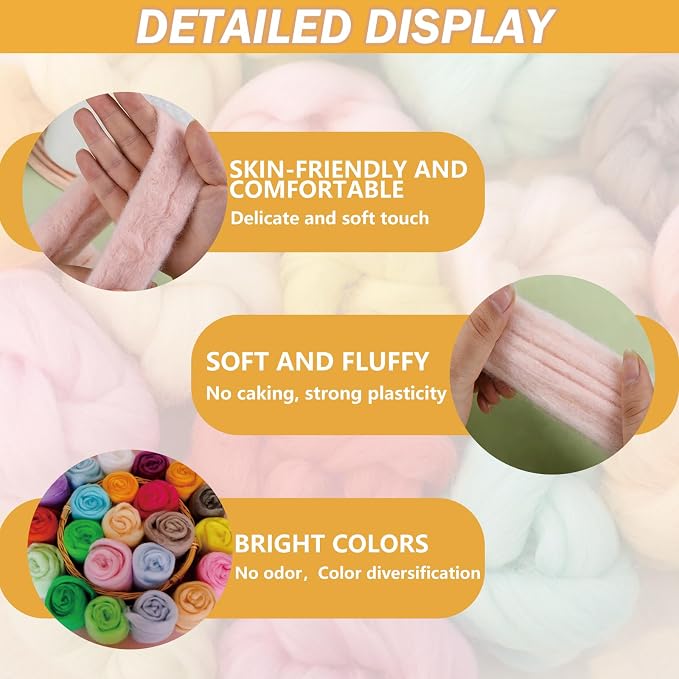 FYANER Wool Roving - Image 3