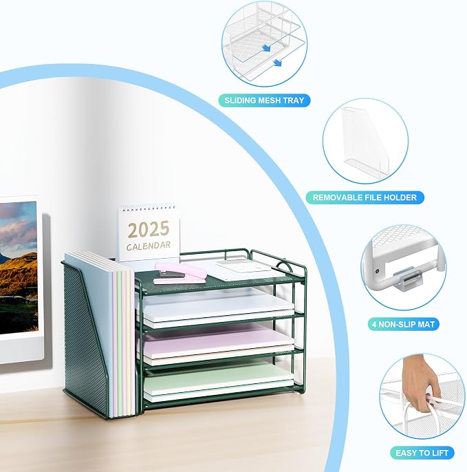Spacrea Paper Organizer, Desk Organizers and Accessories - Image 3