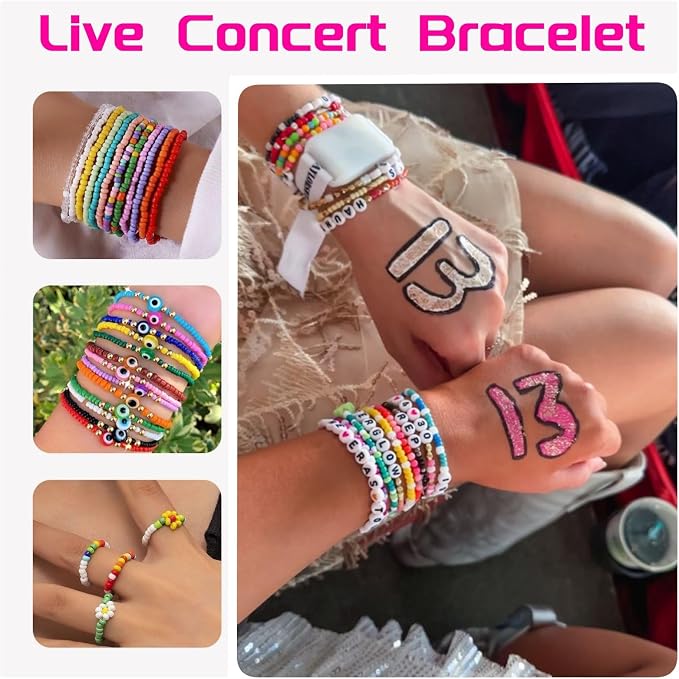 Friendship Bracelet Kit 3mm Seed Beads - Image 8