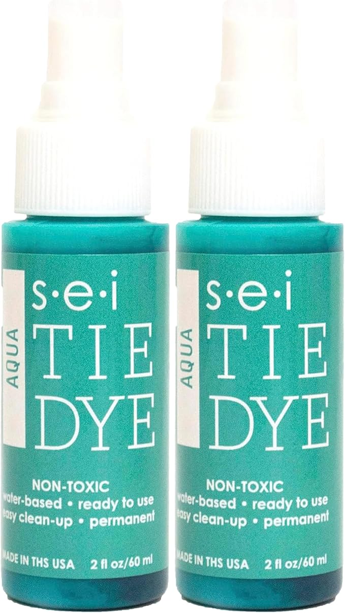 S.E.I. Aqua Tie Dye Spray Bottle: 2oz. Non Toxic Fabric Dye Spray, DIY by SEI