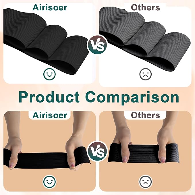 Airisoer 2 Inch Elastic Band for Sewing, 32 Yard High Elasticity Sewing Elastic - Image 4