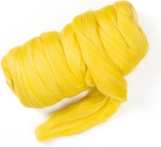 Kondoos Colored Natural Wool roving, 1 lb. Best Wool by Kondoosnaturalfibers