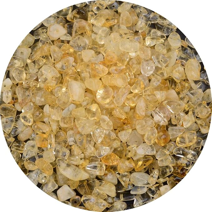 Natural Chip Stone Beads Citrine 5-8mm About 400 Pieces Irregular Gemstones by Cmidy