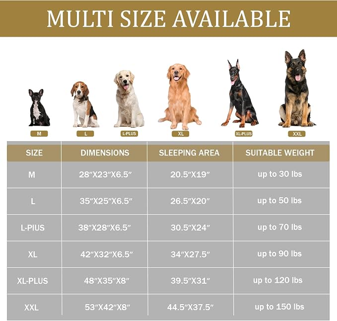 Bedfolks Orthopedic Dog Bed, Big Waterproof Dog Sofa Bed - Image 5