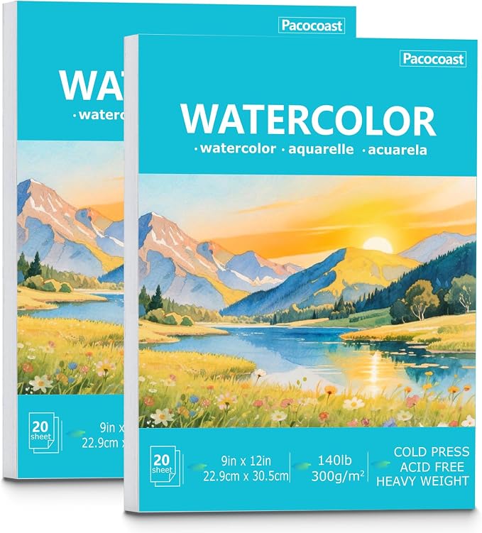 Pacocoast 9"X12" Watercolor Paper by Pacocoast
