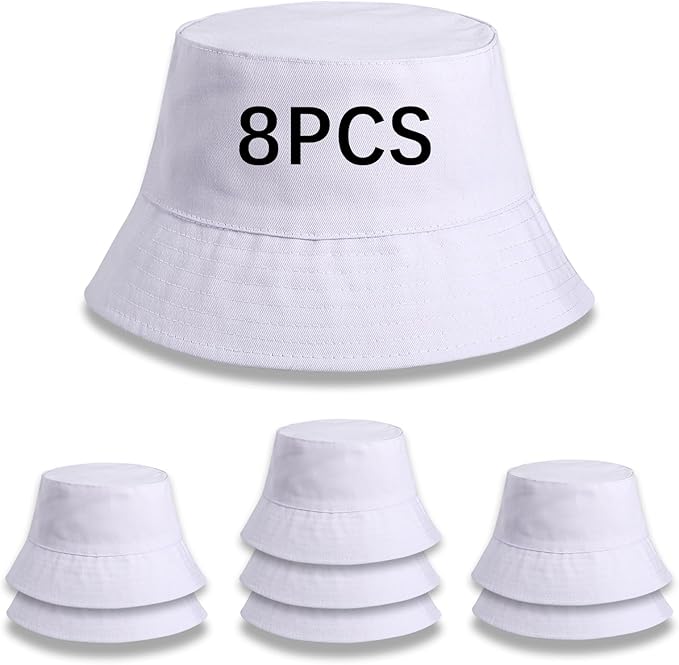Bucket Hats Bulk Solid Color DIY Blank Hat Bucket Hats by DASSNANE