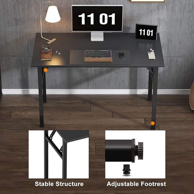 Need Computer Desk Office Desk 47 inches Folding Table - Image 8