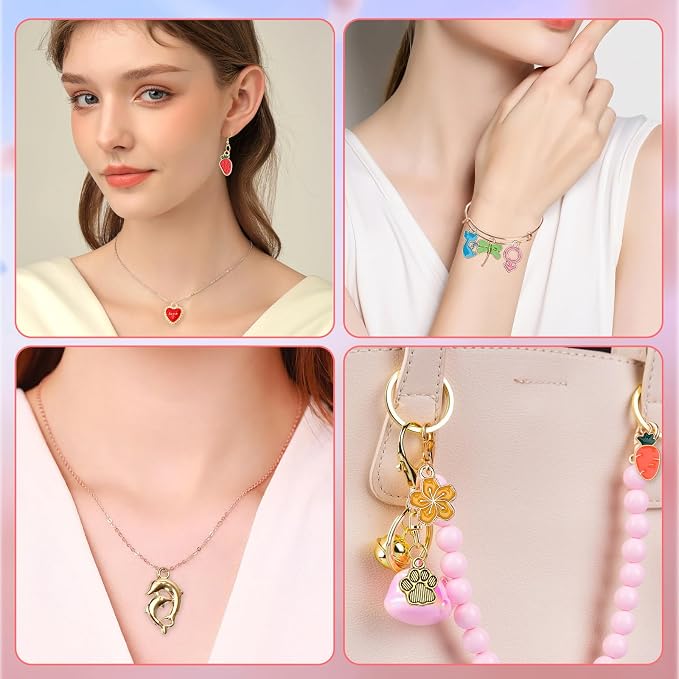 SANNIX 350Pcs Charms for Jewelry Making - Image 6