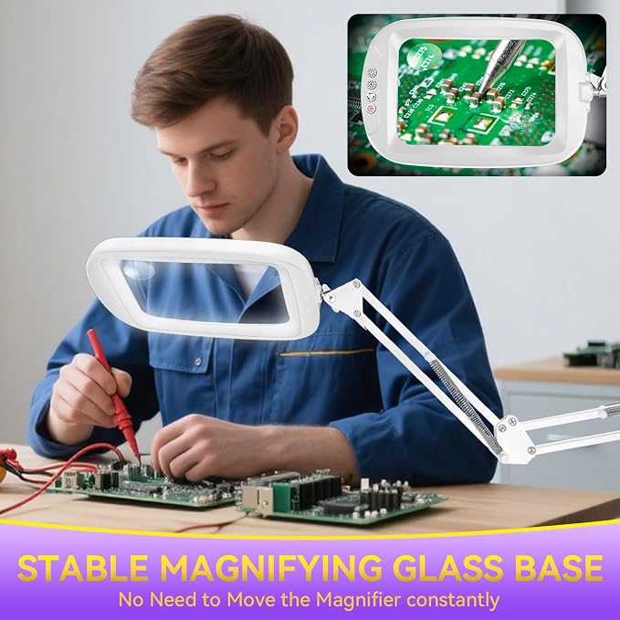 30X 10X Extra Large Floor Magnifying Glass - Image 3