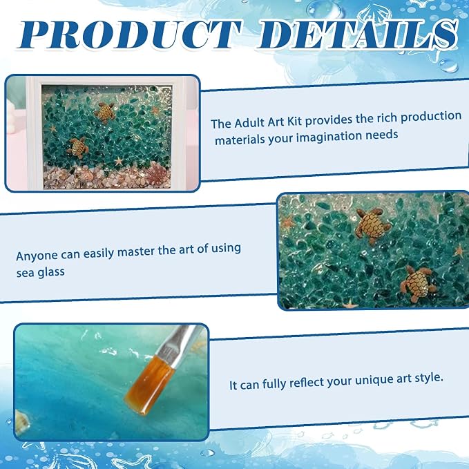 CIYOJA DIY Mosaic Kit for Adults – Complete Glass Mosaic Craft Kit - Image 4