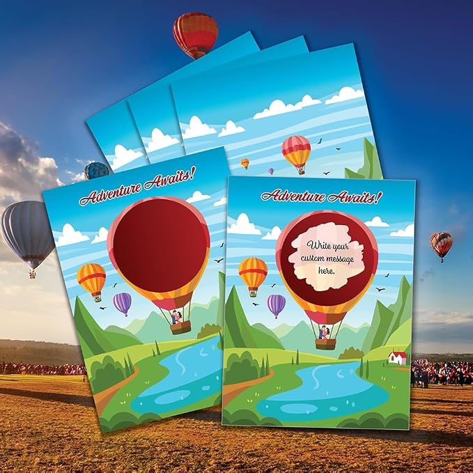 Make Your Own DIY Scratch Off Cards 20 Pack 3 in 4 in Note Cards and Stickers - Image 6