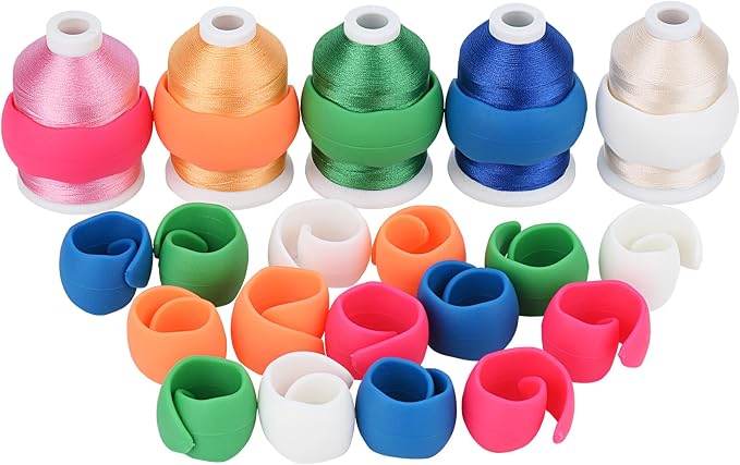Simthread 20pcs Upgraded Thread Holder/Spool Huggers Compatible by Simthread