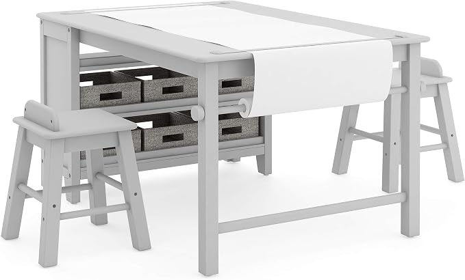 Martha Stewart Kids' Art Table and Stools Set - Image 5