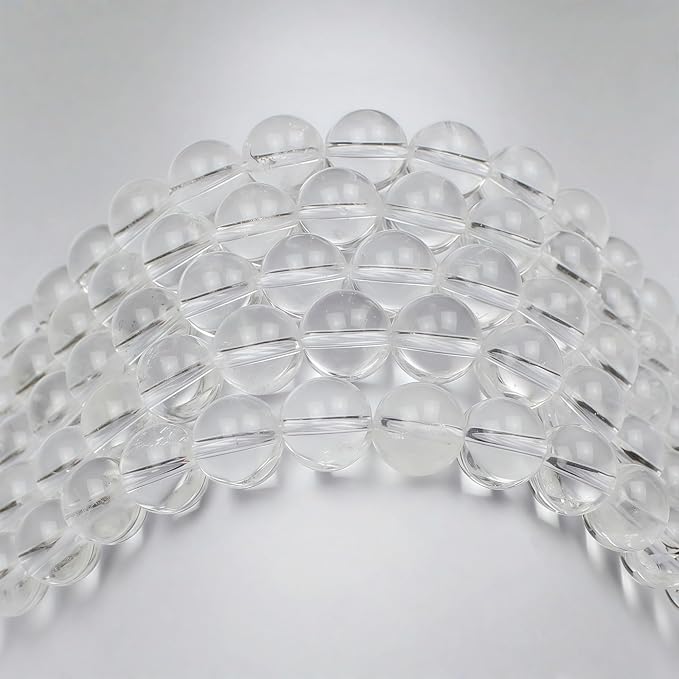 MJDCB 7A Natural White Clear Quartz Beads Gemstone - Image 5