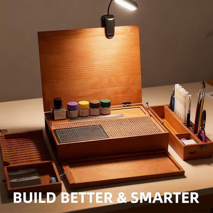 Model Building Station, Portable Model Building Workbench - Image 6