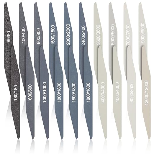Honoson 20 Pcs Sanding Sticks for Plastic Models 3D Print Polishing Sticks by Honoson