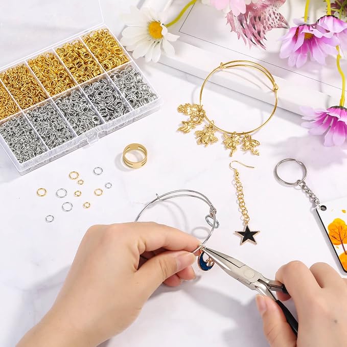 4600Pcs Silver and Gold Jump Rings - Image 7