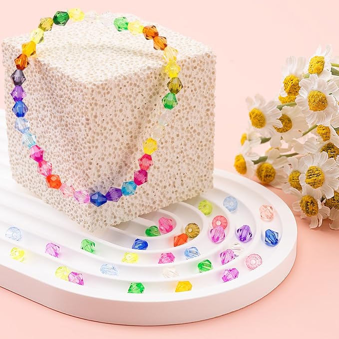 XSEINO 3760 Pieces 6mm Crystal Beads - Image 5
