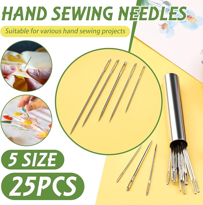 FTEVEN Embroidery Needles, Sewing Sharp Needles - Image 4