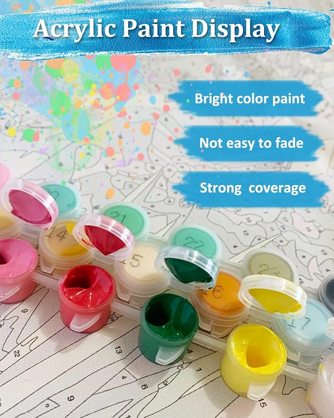 TOCARE American Football Paint by Numbers Kit - Image 4