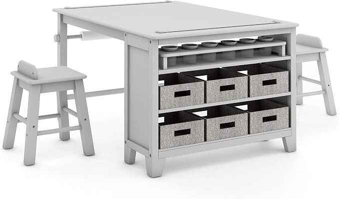 Martha Stewart Kids' Art Table and Stools Set - Image 4
