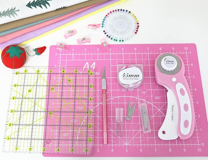 39 Pcs Rotary Cutter Set Pink - Image 7