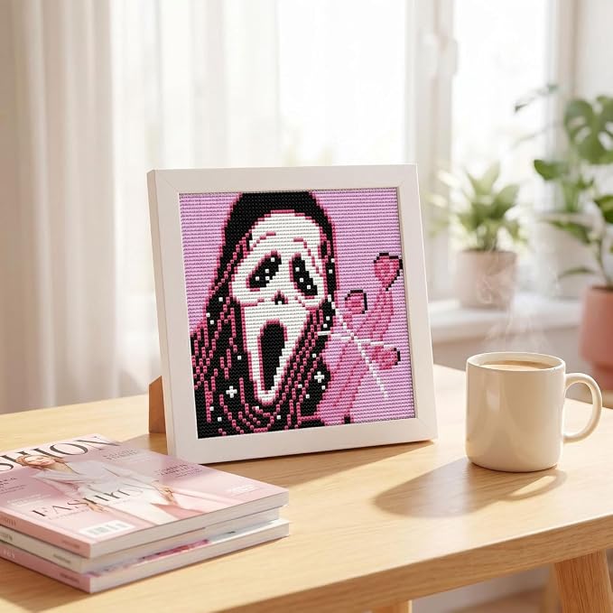 WUSARPLY Halloween Stamped Cross Stitch Kits - Image 8